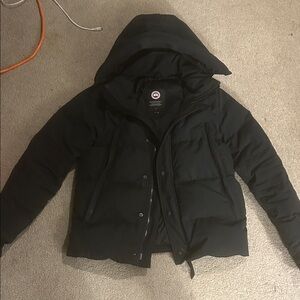 Canada Goose Black Hooded Jacket
